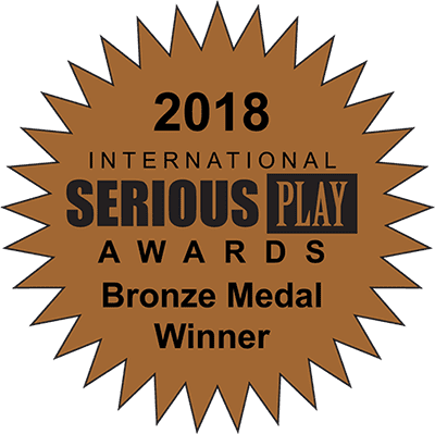 Serious Play award for Excavate! social studies game-based learning tool