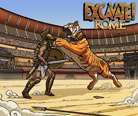Excavate! Rome, one of Dig-It's social studies archaeology games