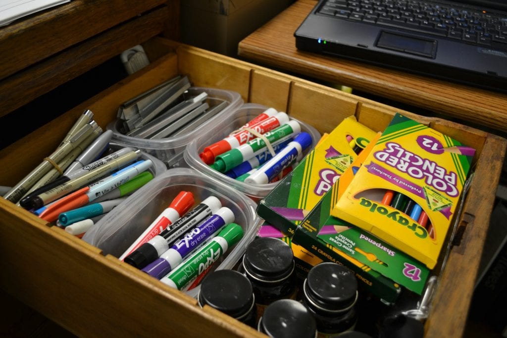 Gifts for teachers- school supplies is a good idea